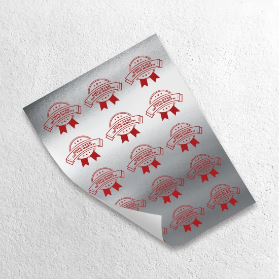 Stiker Silver A3+ 
