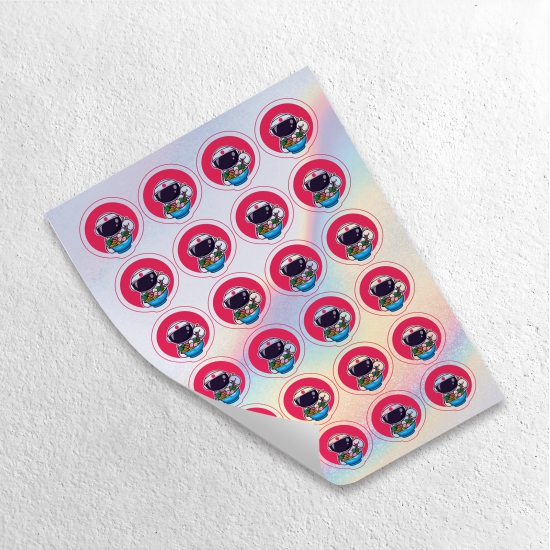 Stiker Rainbow A3+ 
