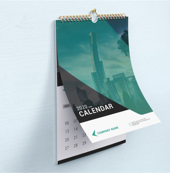 Kalender Dinding Digital Uk. 30x62cm 
