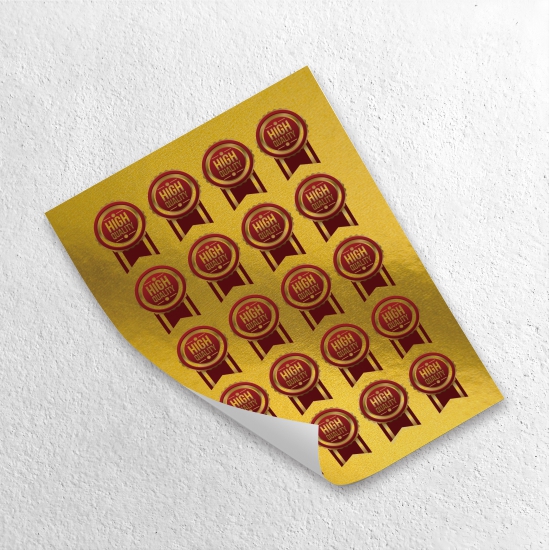 Stiker Gold A3+ Glossy Camel   