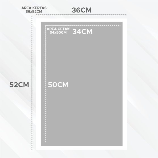 Cetak Art Carton 210gsm 36x52cm