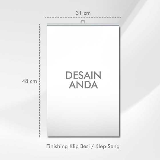 Kalender Dinding 32x48cm Art Paper 120gsm Tanpa Min. Order